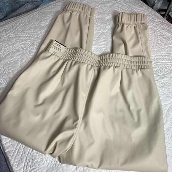 Calia faux, leather, high-rise jogger, Chantilly size large nwt  - Picture 7 of 8